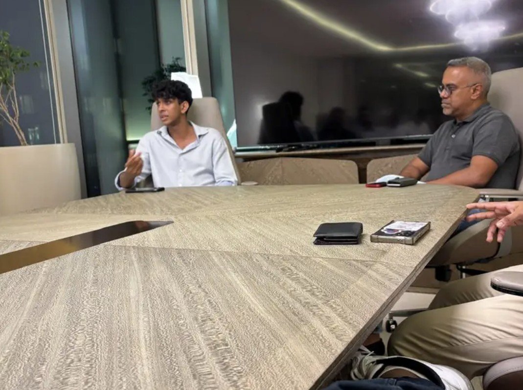 Dineth Ratnayake and Hariharan Padmanaban at the TiE Colombo fireside chat